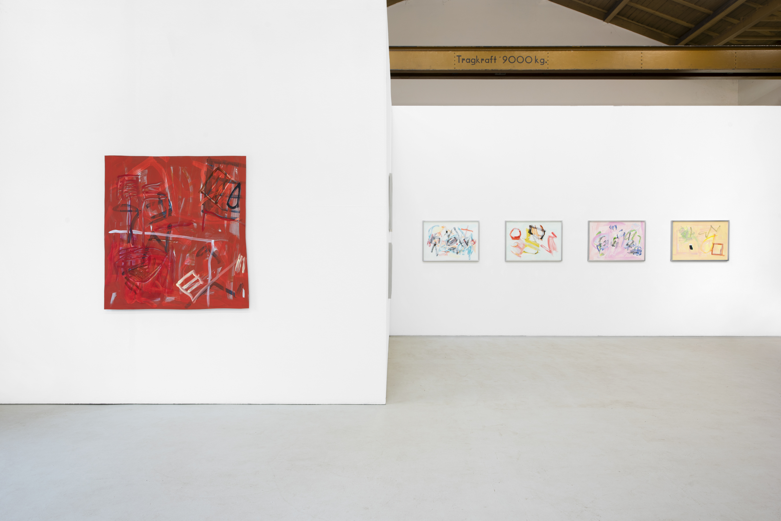 installation view Galerie Jochen Hempel, photo: Björn_Siebert