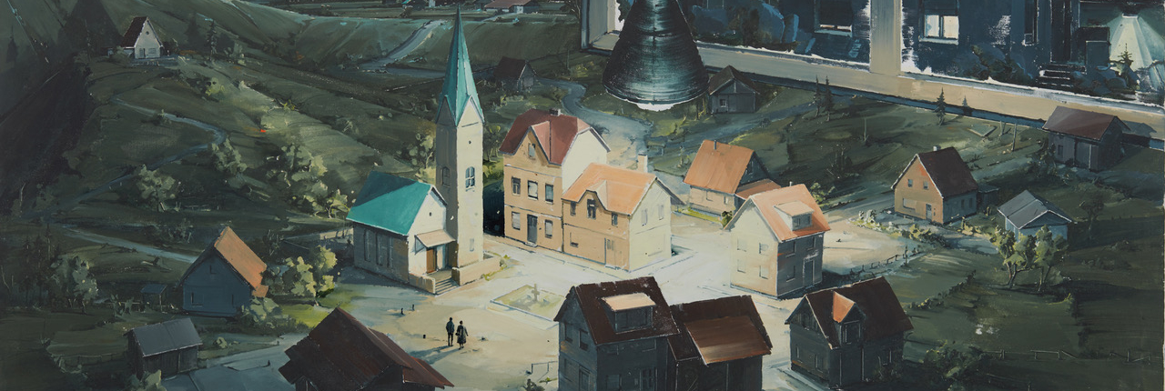 Sven Kroner, Nachtwanderung 1, 2020, 120 x 210 cm